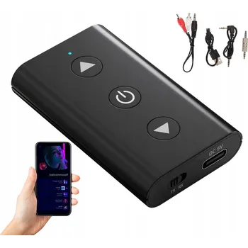 Bluetooth adaptér 2v1 Bluetooth 5.1 Vysílač a Přijímač