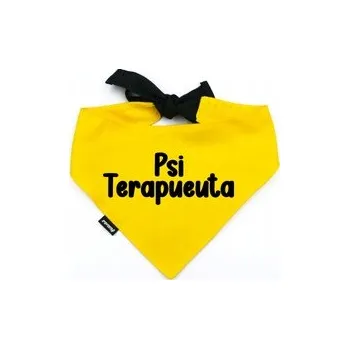 Nákrčník Bandana/Šátek Psiakrew žlutý L