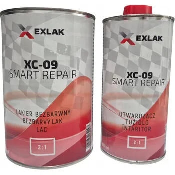 Lak na dřevo BEZBARVÝ LAK XC 09 EXLAK SMART RWS FAST 2:1 1500ml, schne 60 min při 20 °C