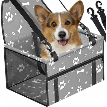 Obraz Přepravka pro psa kočku do autosedačky, velká podložka do sedadla, silná