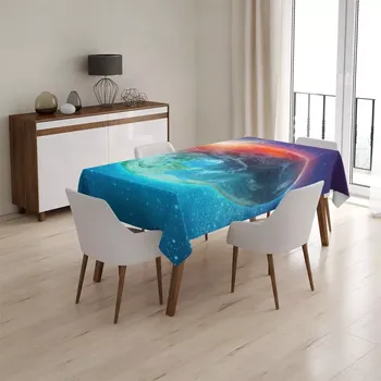 ubrus Sablio Ubrus Země ve vesmíru - 130x130 cm