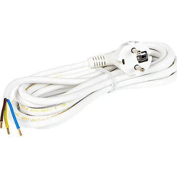 Prodlužovací kabel Prodlužovací kabel 3m, bílý, 3 zásuvky 1,5 mm