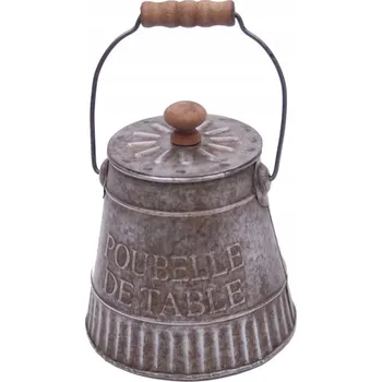 Odpadkový koš OZDOBNÝ MALÝ ODPADKOVÝ KOŠ S VÍKEM Poubelle De Table Antic Line