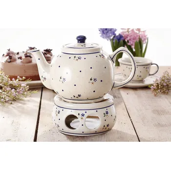 Konvice na čaj Keramický ohřívač džbánů GU-1361 DEK. 111 Bolesławiec