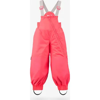 Snowboardové kalhoty WEDZE Dětské lyžařské kalhoty hřejivé 1–5 let BIB 500 Toddler 96-112 cm 3-5 L RŮŽOVÁ