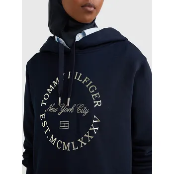 Dámská mikina Tommy Hilfiger dámská tmavě modrá mikina - XL