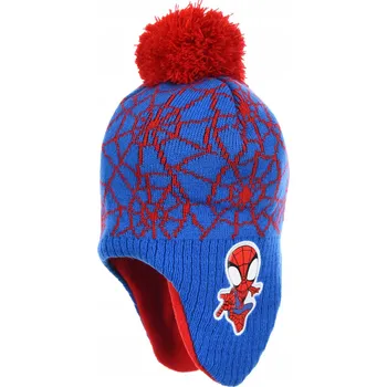 Čepice Čepice zimní pro chlapce, Spidey. Velikost 52 cm.