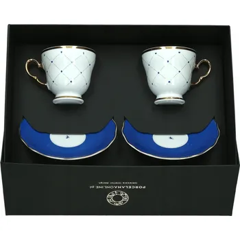 Sada šálků na kávu Alaska Circus Blue Ćmielów