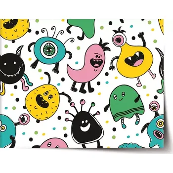 Plakát Sablio Plakát Příšerky - 90x60 cm