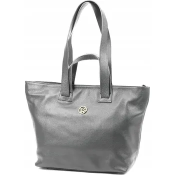 Kabelka SHOPPER KABELKA DO RUKY I PŘES RAMENO Z PŘÍRODNÍ KŮŽE POLSKÉ ZNAČKY GREGORIO