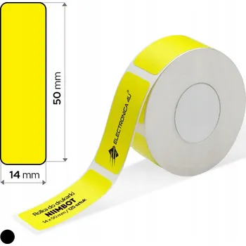 Samolepící etiketa Samolepicí štítky samolepky pro termotransferové tiskárny Niimbot B18 14x50