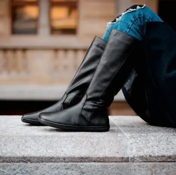 Dámské kozačky ANGLES THALIA Black | Dámské barefoot kozačky - 42