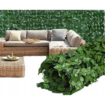 umělá květina Květinová stěna Griny, břečťan, zelená, 50 cm, 1 ks