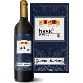 Víno Sablio Červené víno Hasič: 0,75 l
