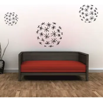 samolepka Sablio Samolepka na zeď: Koule star 3ks