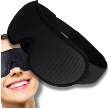 Škraboška na spaní EdiBazzar maska na spaní syntetická černá