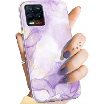 Pouzdro na mobilní telefon Pouzdro Hello Case Zadní Kryt pro Realme 8 / 8 PRO fialové