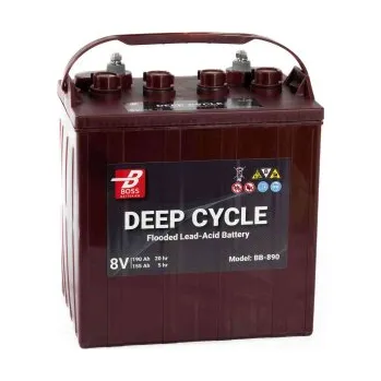 Autobaterie BOSS Deep Cycle TUBULAR 8V 190Ah 260x181x288 DOD 80% 1200 cyklů
