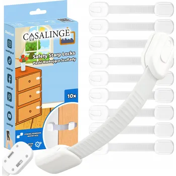 Obraz Zabezpečení do skříňky Casalinge bílé 10 ks do zásuvek