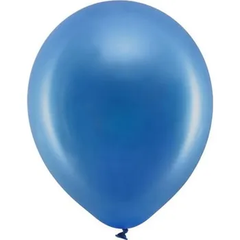Balónek Balónky Duhové metalické 30 cm tmavě modré 100 ks