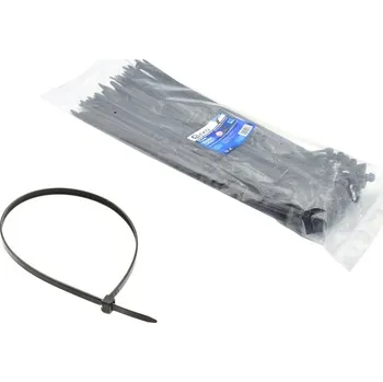 Stahovák GEKO Stahovací páska 250x7,6mm černá 100ks 61456 G17128