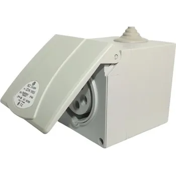 Elektrická zásuvka Průmyslová zásuvka na omítku IZVN 1653 400V, IP44, 16A, 5-pól (SEZ IZVN 1653)