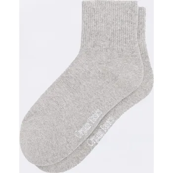 Pánské ponožky Organic Basics Core Ankle Socks 2-pack Grey 43-46