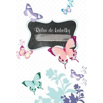 Sešit Ditipo Relax do kabelky Motýli - kreativní notýsek A6