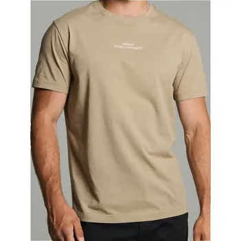 Sinsay - Bavlněné tričko s výšivkou - béžová - 824GP-73X - 824GP-73X-S