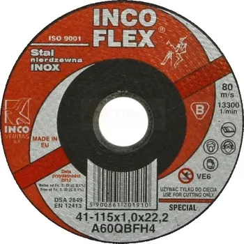 Řezný kotouč LEŠTICÍ KOTOUČ NA NEREZOVOU OCEL 115x22 INOX