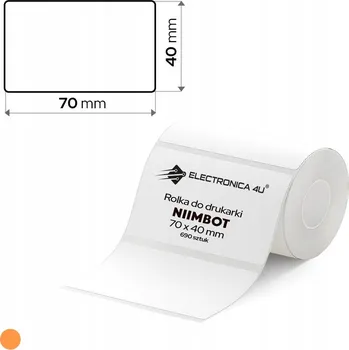 Speciální papír Bílé samolepicí etikety, termální samolepky pro tiskárnu Niimbot K3