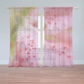 Záclona Sablio Záclony Květ lilie: 2ks 150x250cm