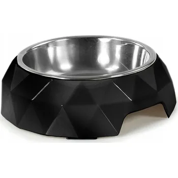 Miska pro psa Jedna plastová miska Record černá 0,16 l