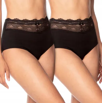 Kalhotky LAMA kalhotky 4000MX M – černá 2-balení, vysoký pas