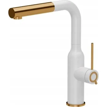 Vodovodní baterie Stojánková kuchyňská baterie Quadron Angelina Q Line bílá