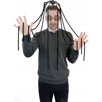 Party dekorace HALLOWEENSKÁ DEKORACE PAVOUK S DLOUHÝMI NOHAMI 30x80 cm