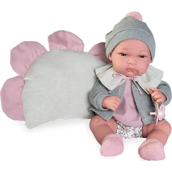 Panenka Panenka Toneta s květinovým polštářkem, 33 cm