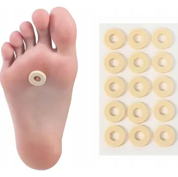 Zdravotnický materiál Pěnové náplasti FootLove N47 Náplasti na puchýře a odřeniny, oválné, 15 ks