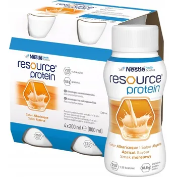 Speciální výživa Speciální výživa Nestlé Resource Protein, tekutý, meruňková příchuť, 4 x 200 ml