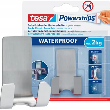 Věšák Háček bez vrtání Tesa šedý