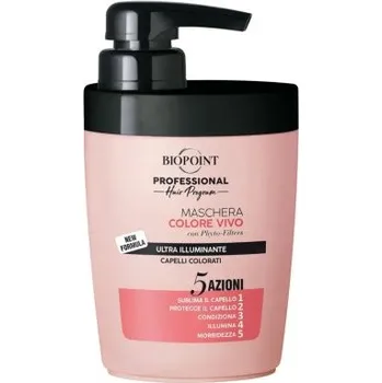 Vlasová regenerace Biopoint Colore Vivo, 300 ml maska na vlasy pro ženy
