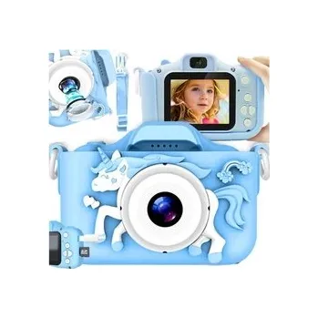 Digitální fotoaparát DĚTSKÝ DIGITÁLNÍ FOTOAPARÁT JEDNOROŽEC HRY USB LED DISPLEJ NATÁČENÍ VIDEÍ