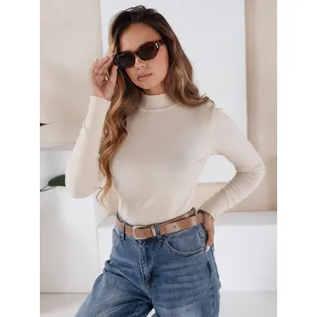 Dámské tričko Dstreet Dámský rolák Tarlena ecru S/M MY2482 56419