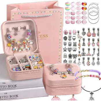 Náramek Sada na výrobu náramků a náhrdelníků + Dárek Náramek Hvězda XXL