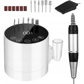 Bruska na manikúru a pedikúru, hybridy a gely, výkonná sada 50 W