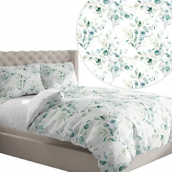 Povlečení POVLEČENÍ SADA POVLEČENÍ 160X200 CM POVLEČENÍ SOUPRAVA ČESKÝ VZOR LISTY 073