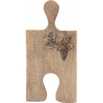 Kuchyňské prkénko KUCHYŇSKÉ PRKÉNKO NA SERVÍROVÁNÍ JEDNOHUBEK UZENIN, SÝRŮ A JINÝCH CHUŤOVEK 29,5X15CM
