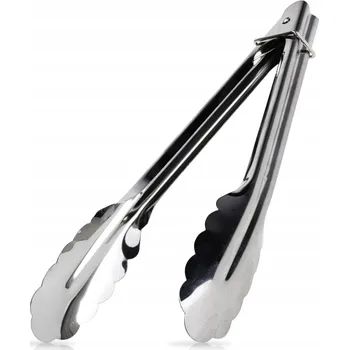 KUCHYŇSKÉ UNIVERZÁLNÍ KLEŠTĚ OCELOVÉ NA SALÁTY, GRILOVÁNÍ MASA 22,5 cm