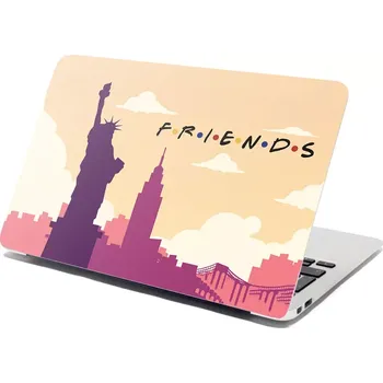 samolepka Sablio Samolepka na notebook Seriál Přátelé FRIENDS Socha Svobody - 29x20 cm