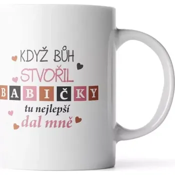 Sablio Hrnek Když Bůh stvořil babičky - 200 ml - espresso